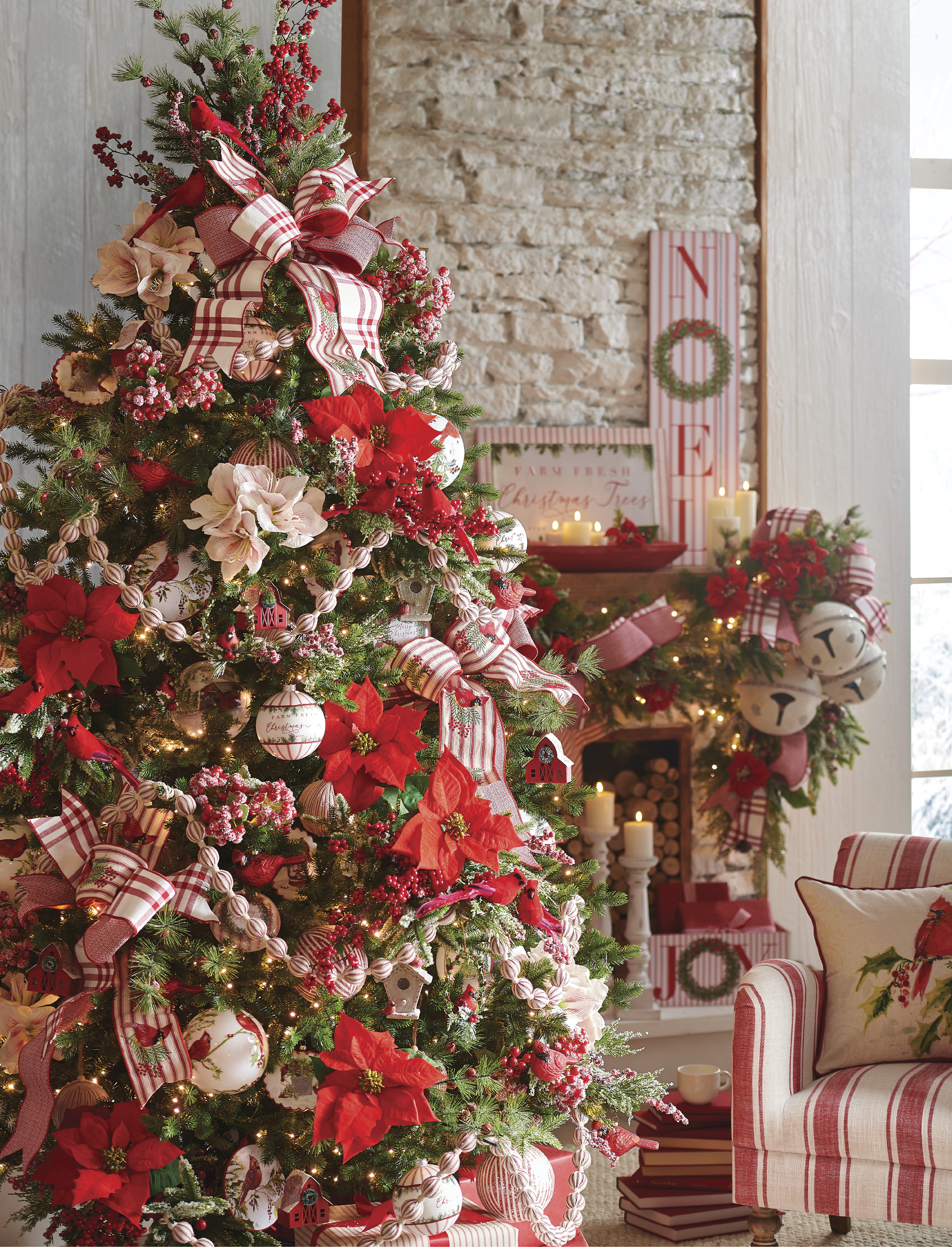 real christmas tree decorating ideas